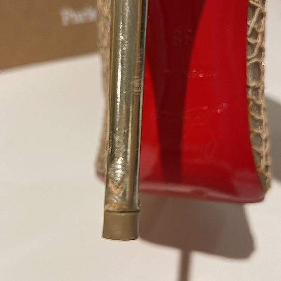 Christian Louboutin Follies Lace 100 Dent Chain/Nappa Lam/Spec Version Multi - Picture 6 of 14